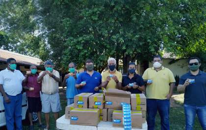 Águas Andradina doa mais de 26 mil sabonetes para o combate à pandemia de Covid-19