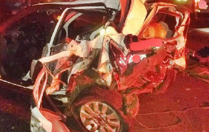 Motorista que destruiu viatura da PM se apresenta à polícia