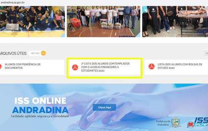 Divulgada segunda lista de alunos da Bolsa de Estudos em Andradina<p>Andradina</p>