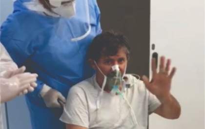 Primeiro paciente intubado na Santa Casa de Andradina recebe alta de UTI