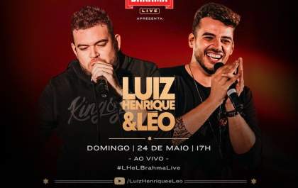 Dupla Luiz Henrique & Léo faz live neste domingo em prol do 'Noroeste com Vida'&nbsp;