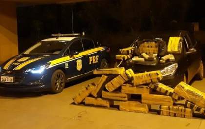 Homem é preso transportando 388 kg de droga em rodovia de MS