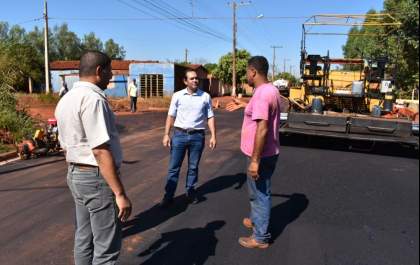 Selvíria tem mais 9 ruas pavimentadas neste primeiro semestre