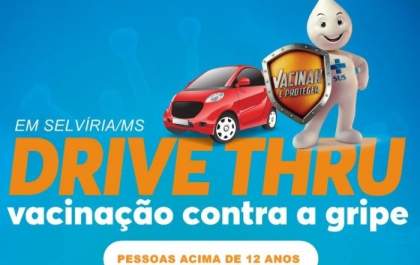 Prefeitura de Selvíria realizou ‘Drive Thru Contra Gripe’ na sexta e sábado