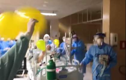 Médico com coronavírus deixa a UTI após mais de 60 dias em tratamento