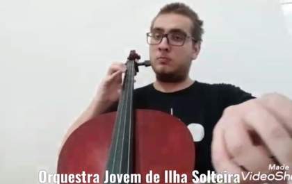 Orquestra Jovem de Ilha Solteira divulga vídeo de ensaios à distância