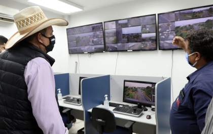 Prefeito de Três Lagoas reinaugura sistema de monitoramento de segurança