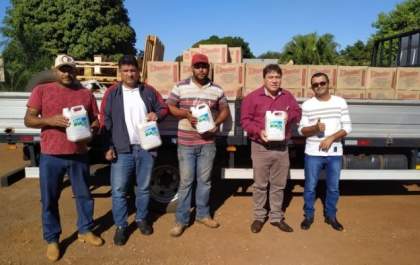 Prefeitura de Selvíria recebe 3 mil máscaras e 900 galões de álcool líquido 70% para ajuda no combate ao COVID-19