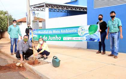 Plantio de árvores e conscientização marcam o Dia Mundial do Meio Ambiente em Andradina
