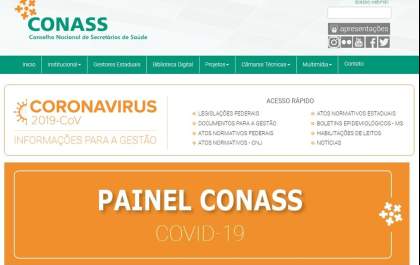 Conselho de secretários estaduais lança painel com números da covid-19