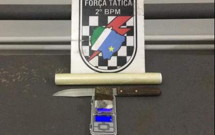 Tabletes de maconha foram localizados e traficante preso, em Três Lagoas