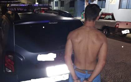 Valentão de Água Clara que gosta de bater em mulher foi preso