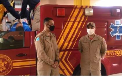 ANJOS: Corpo de Bombeiros de Três Lagoas, 'ressuscita' idosa