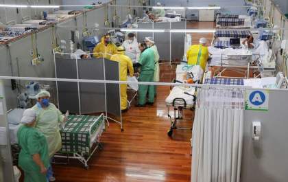 Brasil registra 1.185 óbitos por covid-19 nas últimas 24 horas