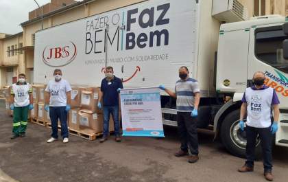 Santa Casa de Araçatuba recebe 42 mil EPIs da JBS