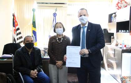 Tamiko recebe visita do deputado federal Capitão Derrite