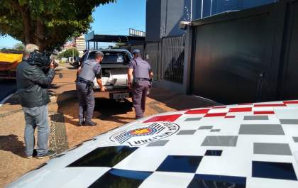 Caminhonete apreendida pela PM carregava 1.076 quilos de maconha