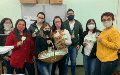 Unimed Andradina realiza ação interna em comemoração ao Dia do Cooperativismo