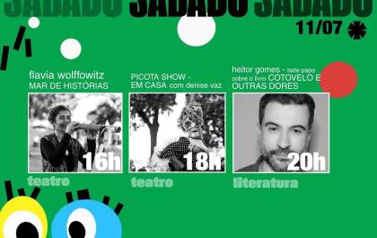 Bate-papo, teatro e oficina de máscaras de proteção são atrações deste final de semana