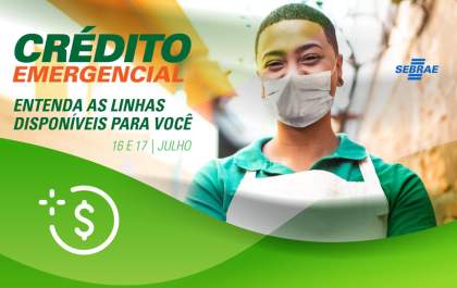 Evento gratuito e on-line mostra caminho para crédito emergencial