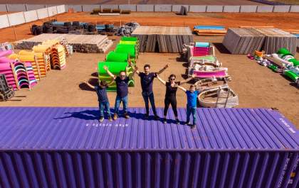 Acqualinda recebe mais seis containers com atrações vindas do México