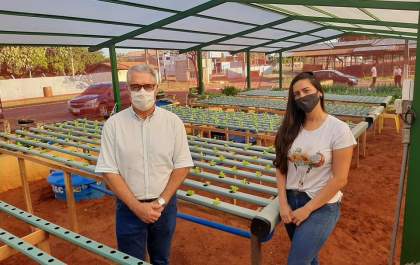 Vitrine Tecnológica em Horticultura do SRTL ganha setor hidropônico