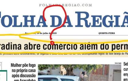 Araçatuba quer puxar Andradina para baixo, mas estamos a caminho do verde