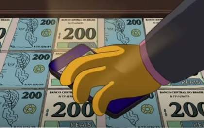 Previsão dos Simpsons sobre a nota de R$ 200 viraliza nas redes sociais&nbsp;