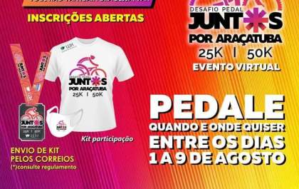 Depois de corrida, parceiros lançam o Desafio Pedal Juntos por Araçatuba