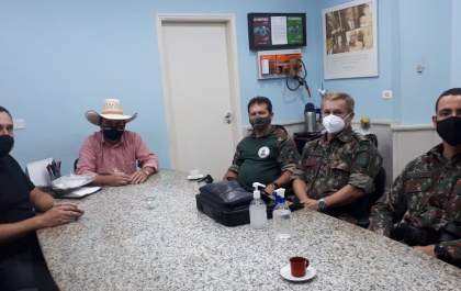 Tenente-coronel José Carlos Rodrigues apresenta os novos projetos de trabalho da PMA