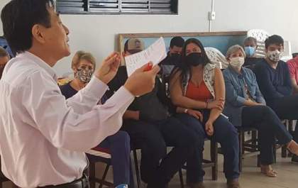Em pré-campanha, Jamil Ono realiza palestras para expor projetos de campanha