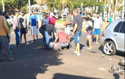 Homem morre em acidente no centro de Castilho