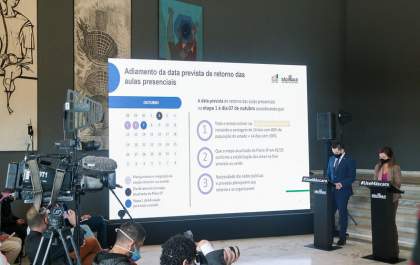 Governo de SP anuncia retomada das aulas presenciais para o dia 7 de outubro
