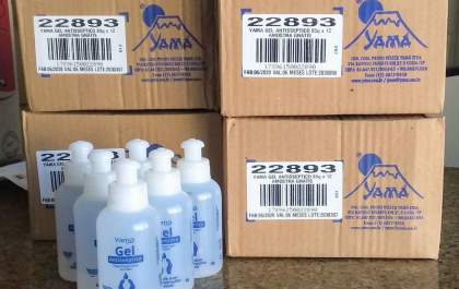 Santa Casa de Araçatuba recebe doação de 5.400 fracos de álcool gel de fabricante