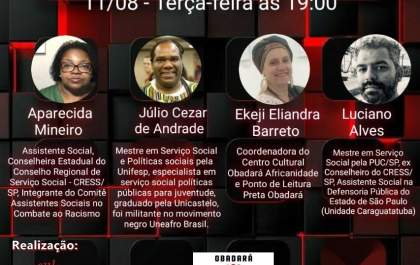 Live aborda racismo religioso nesta terça