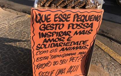 Loja oferece ração solidária em Araçatuba