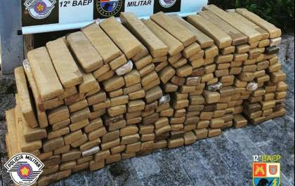 Morador em Birigui é preso pelo Baep com 187 quilos de maconha