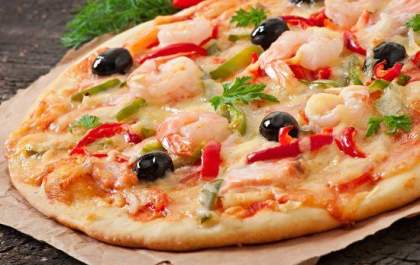 Pizza de camarão é novo destaque da Pizzaria da Mama