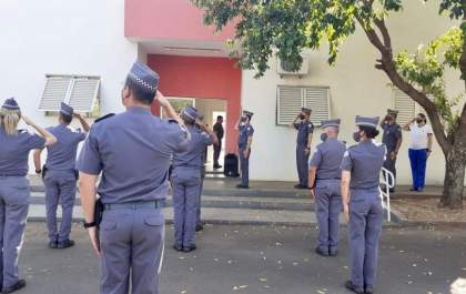Batalhão da PM de Andradina presta homenagem pelo dia 7 de setembro