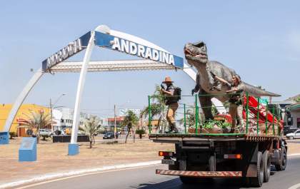 Park dos Dinossauros: Andradina terá o seu segundo parque temático