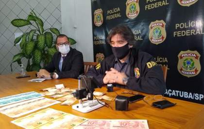 Polícia volta a prender dupla da região acusada de falsificar dinheiro