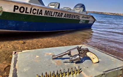 PMA de Aparecida do Taboado desmonta acampamento de pesca
