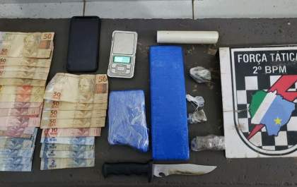 Polícia Militar prendeu homem acusado de Tráfico de Drogas em Três Lagoas