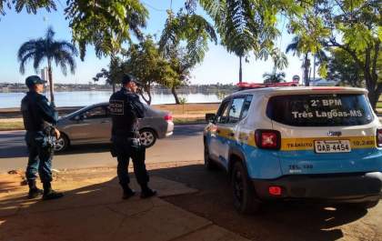 Polícia Militar realiza operação em Três Lagoas e apreende dois foragidos