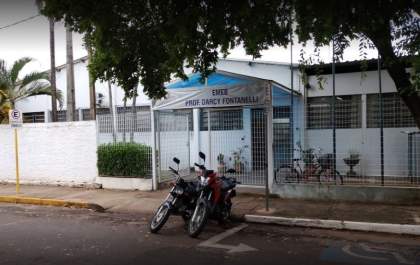 Bandidos furtam televisor em escola de Araçatuba