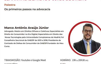 Aems realizará a Semana Jurídica para alunos do curso de Direito&nbsp;