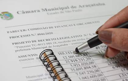 Câmara aprecia contas da Prefeitura de Araçatuba relativas a 2018