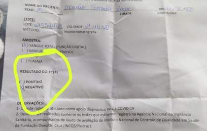 Paciente com infecção intestinal está com medo de ser transferido para ala do Covid