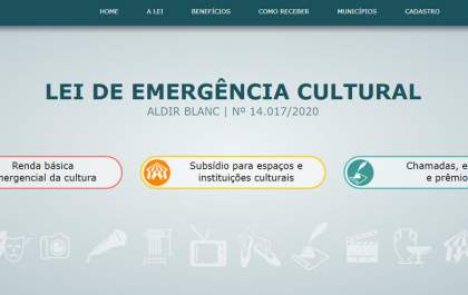 Profissionais da cultura já podem se cadastrar para receber renda emergencial&nbsp;