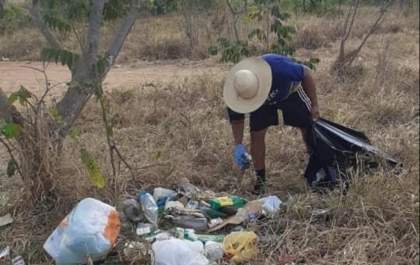 80% do lixo descartado na Cascalheira é reciclavel